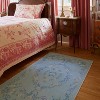 Ruggable Washable Bridgerton Aubrey Hall Garden Rug Blue - 2 of 2