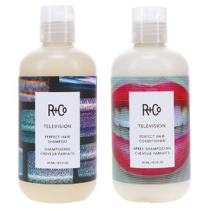 R+CO Television Perfect Hair Shampoo 8.5 oz & Television Perfect Hair Conditioner 8.5 oz Combo Pack - 1 of 4
