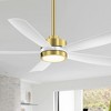 Airsurfer 52-inch 5-Blade LED Ceiling Fan with Light Kit and Remote - 2 of 4