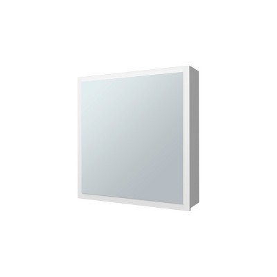 GlasFlength Decorative Wall Mirrors Bathroom Decor Cabinet Accent Mirror Vanity Medicine Cabinet Mirrors for Bathroom Wall, White, 19.7"*5.7"*21.1"