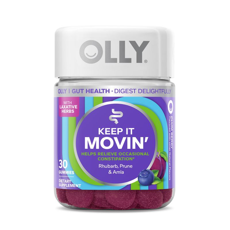 OLLY Keep It Movin&#39; Digestive Gummies - 30ct, 1 of 8