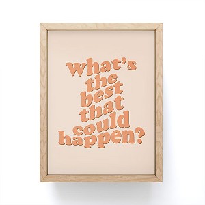 DirtyAngelFace Whats The Best That Could Happen Framed Mini Art Print 4" (H) x 3" (W) x 1" (D) - Society6 - 1 of 3