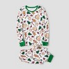 PATPAT Matching Family Pajamas Xmas Christmas Element Print Xmas Holiday PJs Green - 4 of 4
