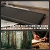 Syemin Treadmills Pad Running 1HP Cushioned Belt 6° Incline Portable Treadmill Spacious Surface Under Desk Home Gym Exercise, Black, 49.2"*20.5"*4.92" - 3 of 4