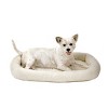 Slumber Pet High Pile Fleece Bumper-Style Crate Pet Bed - Natural - 2 of 2