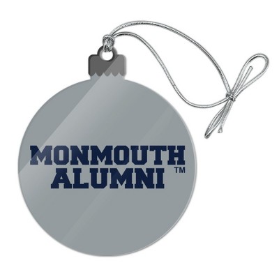 Monmouth University Official Hawks Alumn Acrylic Christmas Tree Holiday Ornament