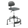 Safco Task Master Economy Industrial Chair, Supports Up to 250 lb, 17" to 35" Seat Height, Black - 3 of 4