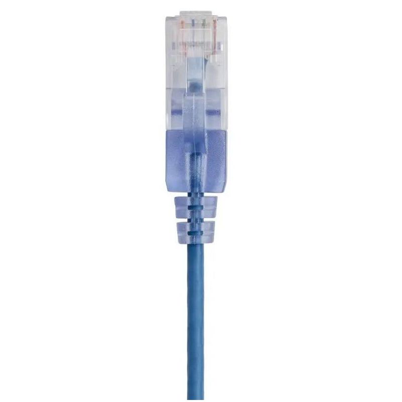 Monoprice Cat6A Patch Ethernet Cable 3 Feet Blue UTP, 30AWG, 10G, Pure Bare Copper, Snagless RJ45, For Computer Network Cable, LAN, Modem, Router, 2 of 5