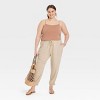 Women's Slim Fit Sandwash Tank Top - A New Day™ - 3 of 3