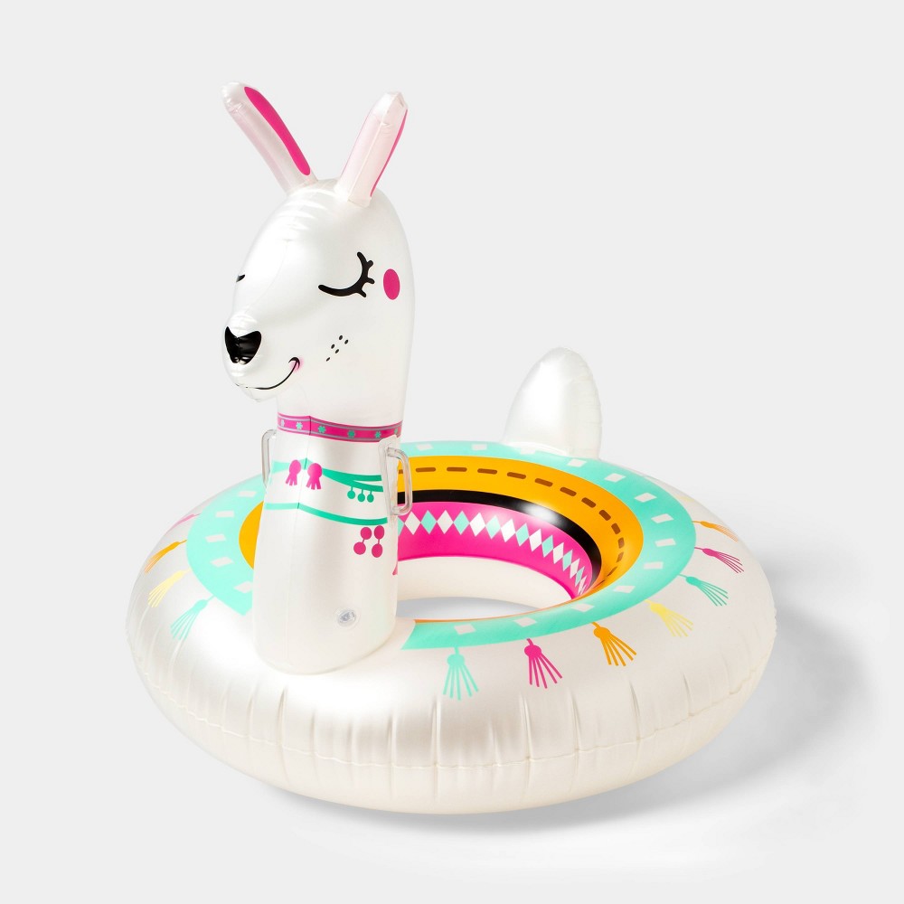 Llama Pool Float Bright White - Sun Squad