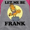 Girls' - Garfield - Let Me Be Frank Shirt Tail Raglan Graphic T-shirt - 2 of 4