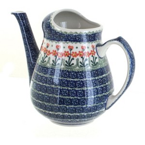 Blue Rose Polish Pottery 521 Ceramika Artystyczna Watering Can - 1 of 1