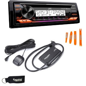JVC KD-T91MBS Marine Stereo w/ CD, BT, USB, Amazon Alexa + SXV300 SirusXM Satellite Radio Tuner - 1 of 4