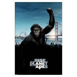 Trends International Rise of the Planet of the Apes (2011) - One Sheet Framed Wall Poster Prints - 1 of 4