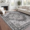 Acekool Vintage Floral Washable Rugs - 2 of 4
