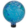 Northlight Swirls Outdoor Garden Gazing Ball - 10" - Blue and Green - 4 of 4