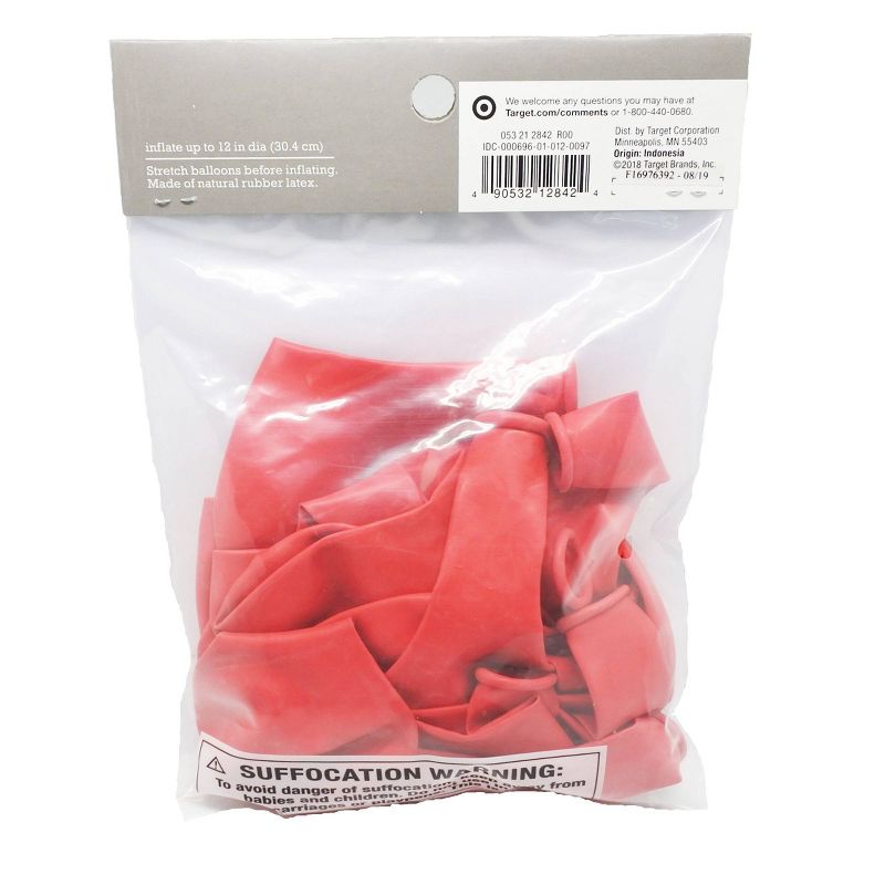 15ct Red Balloons - Spritz&#8482;, 3 of 5