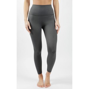 90 Degree By Reflex Womens High Waist Squat Proof Crackle Print Ankle Legging - 1 of 3