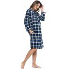 Ashford & Brooks Women's Flannel Plaid Long Sleeve Nightgown - 2 of 4
