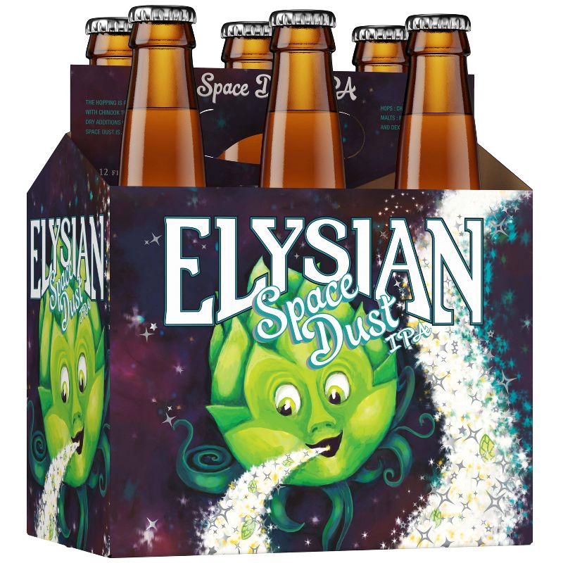Elysian Space Dust IPA Beer - 6pk/12 fl oz Bottles, 3 of 11