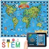 POPAR Kid's World Map Interactive Wall Chart with Free App - 2 of 4