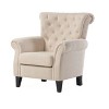 XIYUYEU Tuft Accent Chair with High Backrest and Wooden Legs,Modern Upholstered Living Room Chairs for Living Room - 4 of 4