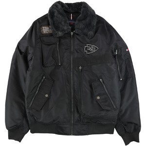Tommy Hilfiger Mens Kansas City Chiefs Aviator Jacket - 1 of 2
