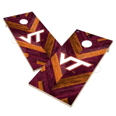 NCAA Virginia Tech Hokies 2'x4' Solid Wood Cornhole Board