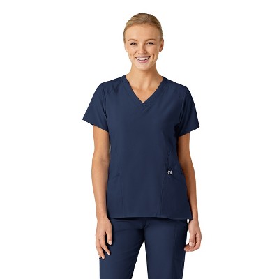 Wink W123 Women's Stylized V-Neck Scrub Top