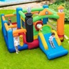 Infans Train-Themed Inflatable Bounce Castle Kids Bouncer w/ Ocean Balls & 950W Blower - 3 of 4