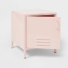 Pink Metal Locker Kids' Nightstand - Pillowfort™ - 4 of 4