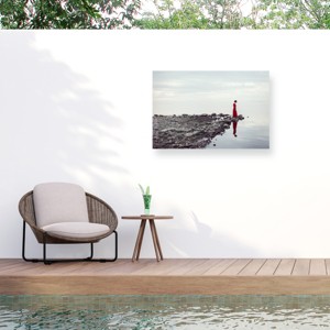 Trademark Fine Art - Dorota Gorecka Red Dress Matted Framed Art - 1 of 4