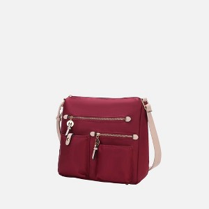 MKF Collection Serena Color-Block Nylon Women’s Shoulder Bag by Mia K - 1 of 4