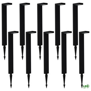 C Cattleya  21" 4.5W Low Voltage Black Aluminum LED Outdoor Landscape Path Lights - 1 of 4