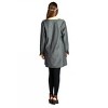 Women's Fringe & Geometric Chambray Dress - Velzera - 3 of 3