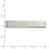 Black Bow Jewelry Stainless Steel Polished Tie Bar or Money Clip, 8 x 51mm - 3 of 4