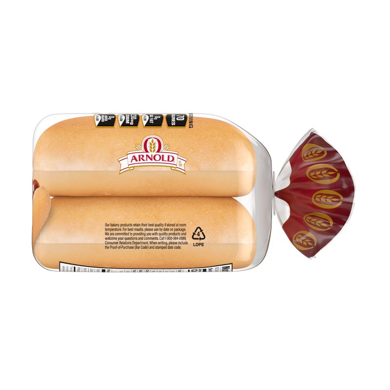 Arnold Keto Hot Dog Buns - 12oz, 4 of 7