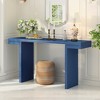 Dexmalle Large Console Table with Geometric Clean Lines,Living Room/Entryway - 4 of 4