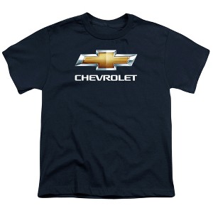 Boys' Chevrolet Chevy Bowtie Stacked T-Shirt - 1 of 4
