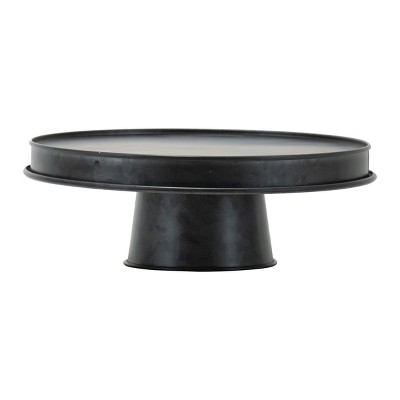 Black Galvanized Metal Decorative Riser - Foreside Home & Garden
