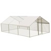 Large Metal Chicken Coop, Chicken Coop Run, Outdoor Chicken Pen with Waterproof & Anti-UV Cover, Large Chicken Coop or Outdoor Farm Yard - 2 of 4
