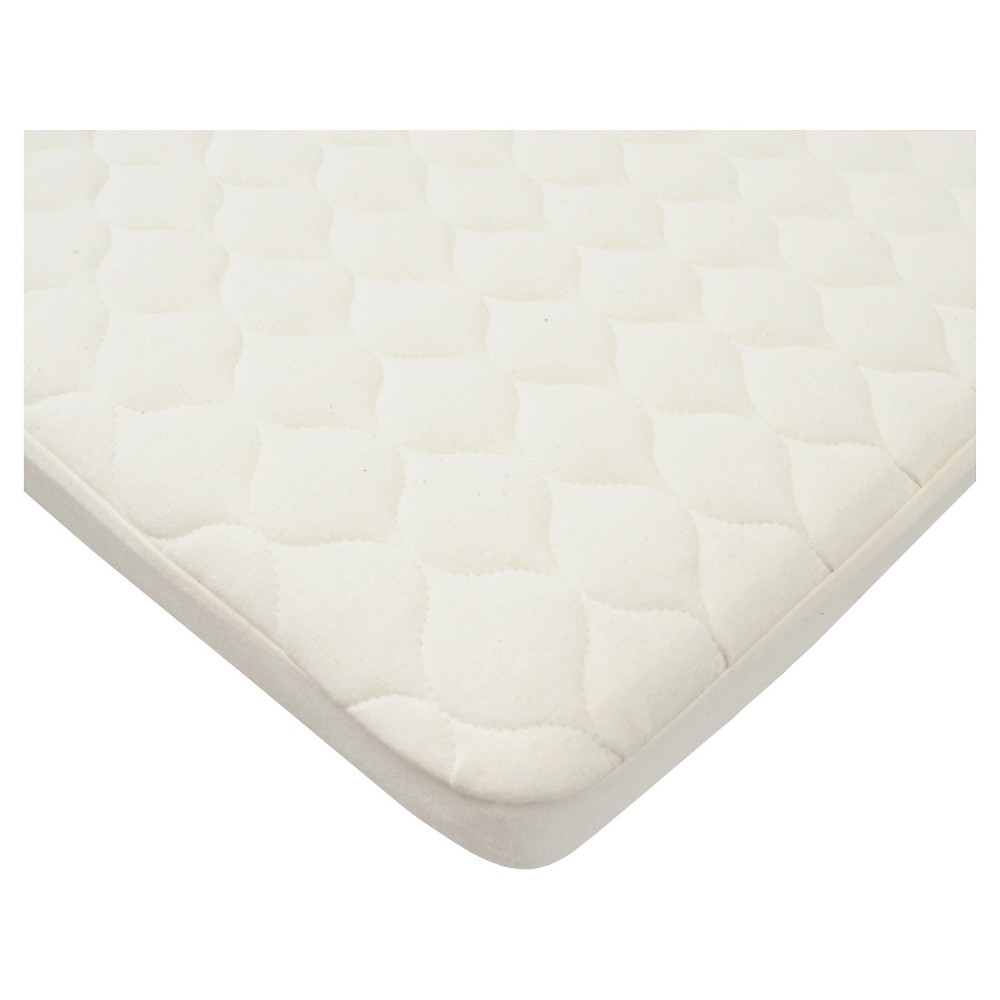 TL Care Waterproof Quilted Pack n Play Playard Mattress Cover with Organic Cotton Top Layer - Natural -  50382530