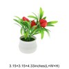 Unique Bargains Artificial Plants Plastic 3.15"x3.15"x4.33" 1 Pcs - 3 of 4