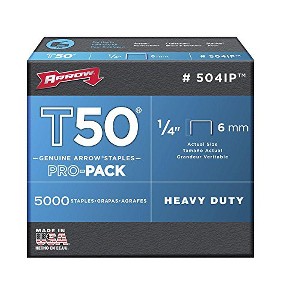 Bon Tool 84-775 Staples for Tacker - 1/4-inch (5000/Pkg) 4 at the rate of 1250 - 1 of 2