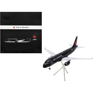 Airbus A320 Commercial Aircraft "Air Canada" (C-FNVV) Black "Gemini 200" Series 1/200 Diecast Model Airplane by GeminiJets - 1 of 3