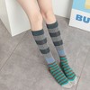 Anna-Kaci Women's 2 Pairs Striped Casual Sports Cotton Socks Soft Breathable Durable Everyday Comfort Fit - 2 of 4