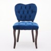 Sapphtopaz French Style Dining Chairs Set of 2 Upholstered Chair with Button Tufting and Nailhead Velvet Chairs for Dining Room, Living Room - 3 of 4