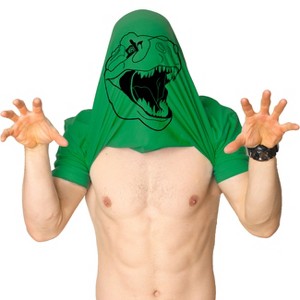 Mens Ask Me About My Trex T Shirt Funny Cool Dinosaur Flip Graphic Novelty Tees - Crazy Dog Men's T Shirt - 1 of 4