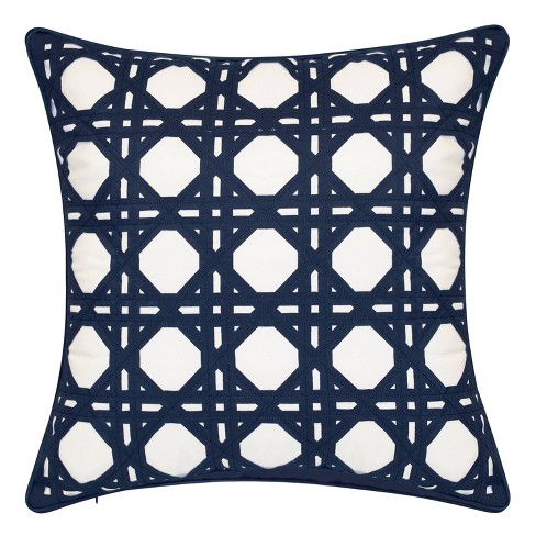 Nori Handmade Organic Cotton Beaded Throw Pillow