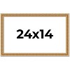 PosterPalooza | Refined Gold Picture Frame - UV Acrylic, Backing Board, Hanging Hardware Included - 2 of 4
